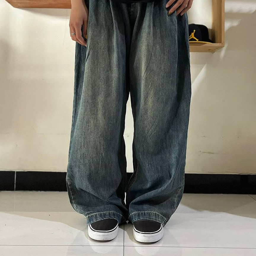 Jeans Anchos Vintage Oversize para Hombre | Pantalón Streetwear Y2K